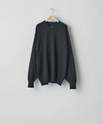 画像をギャラリービューアに読み込む, ssstein(シュタイン)のCOTTON CASHMERE KNIT LS - BLACKの公式通販サイトsession福岡セレクトショップ

