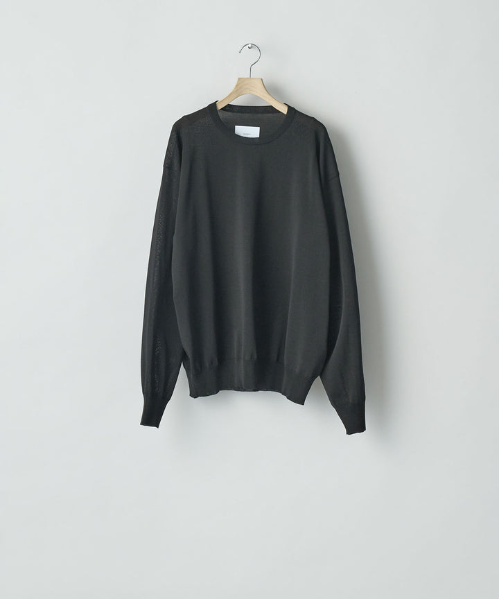 ssstein(シュタイン)のWOOL SILK KNIT TUCKED LS - BLACKの公式通販サイトsession福岡セレクトショップ