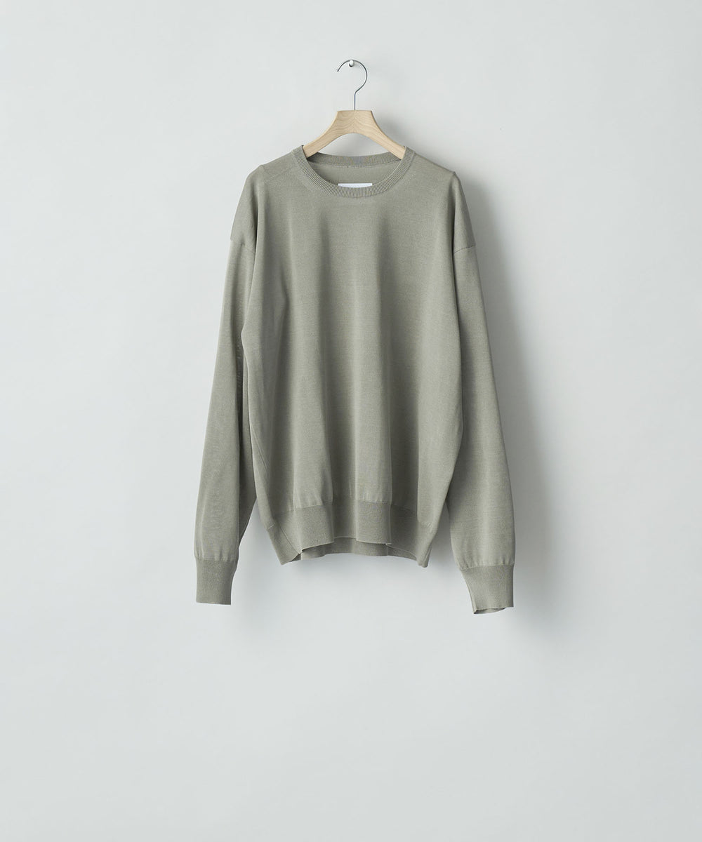 ssstein(シュタイン)のWOOL SILK KNIT TUCKED LS - GREIGEの公式通販サイトsession福岡セレクトショップ