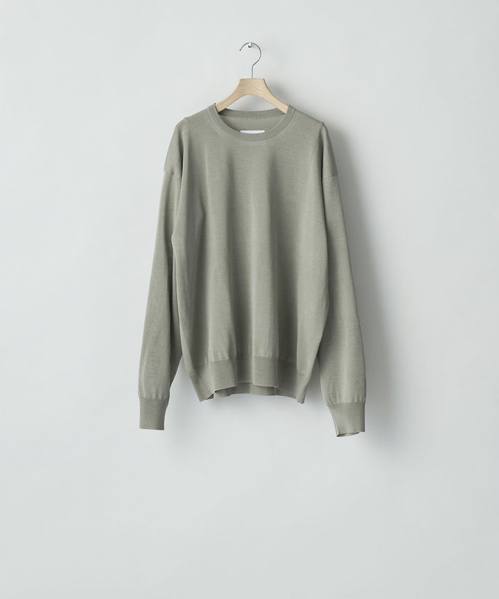ssstein(シュタイン)のWOOL SILK KNIT TUCKED LS - GREIGEの公式通販サイトsession福岡セレクトショップ
