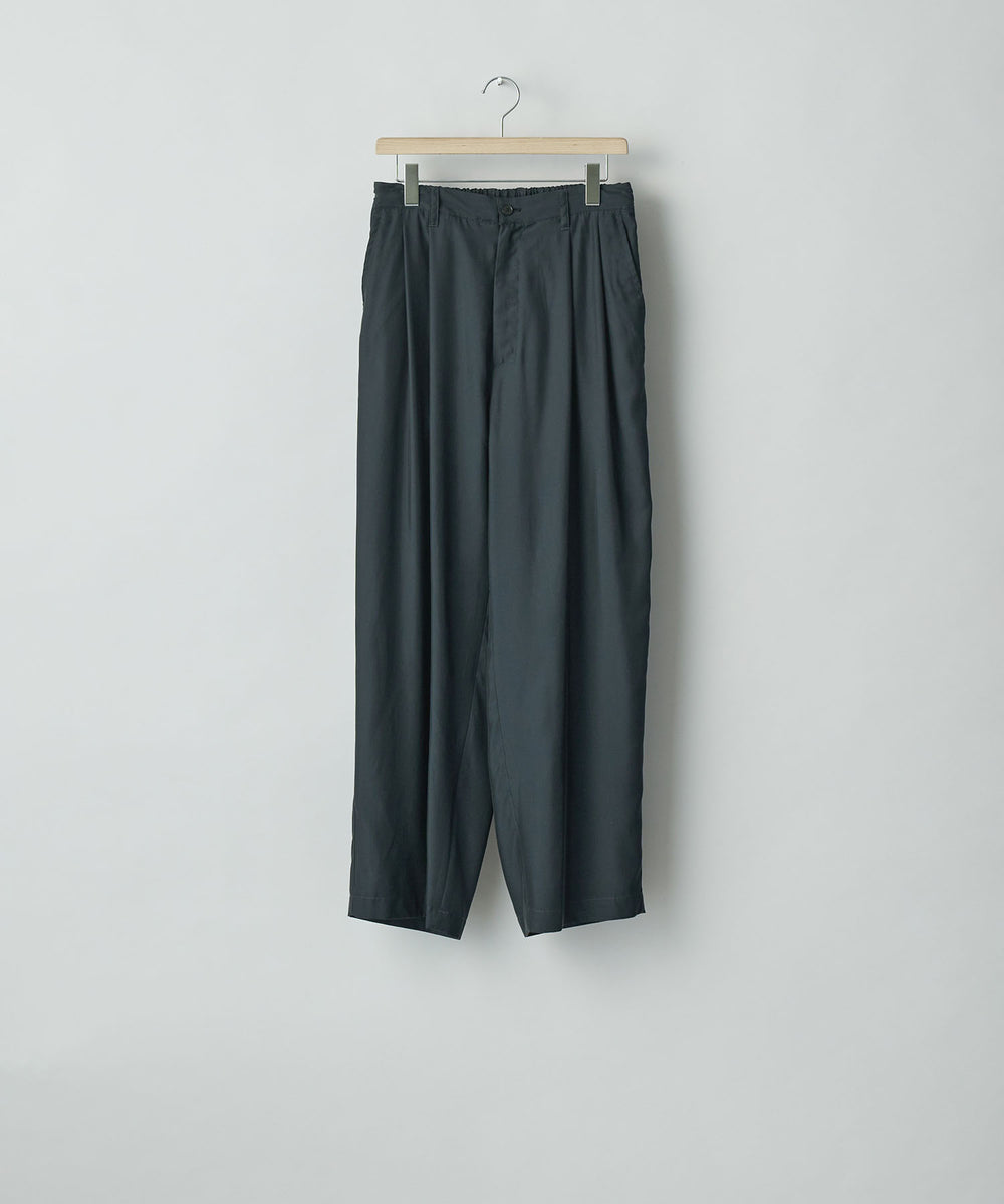 ssstein(シュタイン)のCUPRO TWILL WIDE EASY TROUSERS - BLACKの公式通販サイトsession福岡セレクトショップ