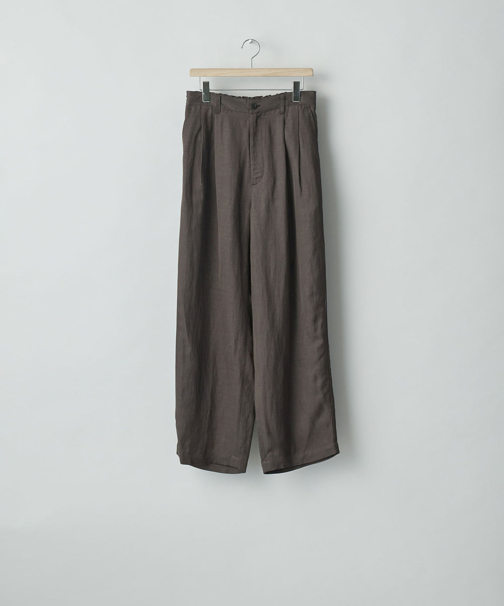 ssstein(シュタイン)のVIS/LI TWILL WIDE EASY TROUSERS - KHAKIの公式通販サイトsession福岡セレクトショップ