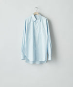 画像をギャラリービューアに読み込む, ssstein(シュタイン)のOVERSIZED REGULAR COLLAR SHIRT - OFF BLUEの公式通販サイトsession福岡セレクトショップ

