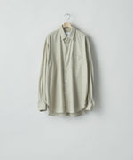 画像をギャラリービューアに読み込む, ssstein(シュタイン)のC/SI TWILL OVERSIZED REGULAR COLLAR SHIRT - GREIGEの公式通販サイトsession福岡セレクトショップ
