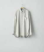 画像をギャラリービューアに読み込む, ssstein(シュタイン)のOVERSIZED LAYERED SHIRT - GREYの公式通販サイトsession福岡セレクトショップ

