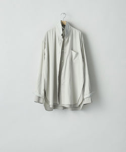 ssstein(シュタイン)のOVERSIZED LAYERED SHIRT - GREYの公式通販サイトsession福岡セレクトショップ
