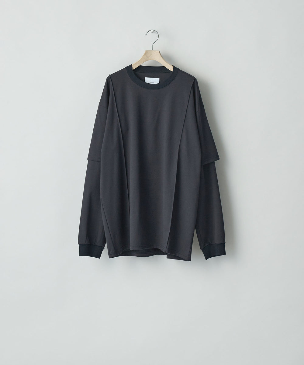 ssstein(シュタイン)のOVERSIZED LAYERED SLEEVE TEE - DARK NAVYの公式通販サイトsession福岡セレクトショップ
