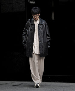 ssstein(シュタイン)のC/SI TWILL OVERSIZED REGULAR COLLAR SHIRT - GREIGEの公式通販サイトsession福岡セレクトショップ