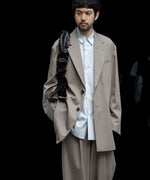 画像をギャラリービューアに読み込む, ssstein(シュタイン)のOVERSIZED SINGLE BREASTED LONG JACKET - TAUPE BEIGEの公式通販サイトsession福岡セレク
