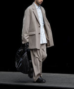 画像をギャラリービューアに読み込む, ssstein(シュタイン)のTWIST SEAM WIDE EASY TROUSERS - TAUPE BEIGEの公式通販サイトsession福岡セレクトショップ
