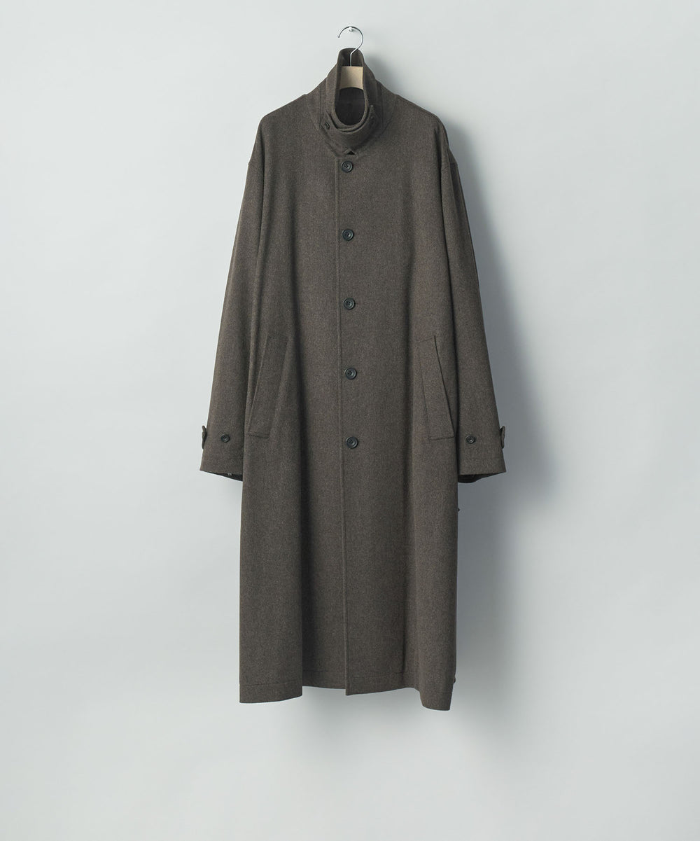 ssstein(シュタイン)のWOOL DOESKIN OVERSIZED INVESTIGATED COAT - GREY BROWNの公式通販サイトsession福岡セレクトショップ