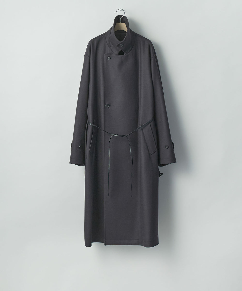 ssstein(シュタイン)のWOOL MELTON OVERSIZED DOUBLE BREASTED COAT - DARK CHARCOALの公式通販サイトsession福岡セレクトショップ