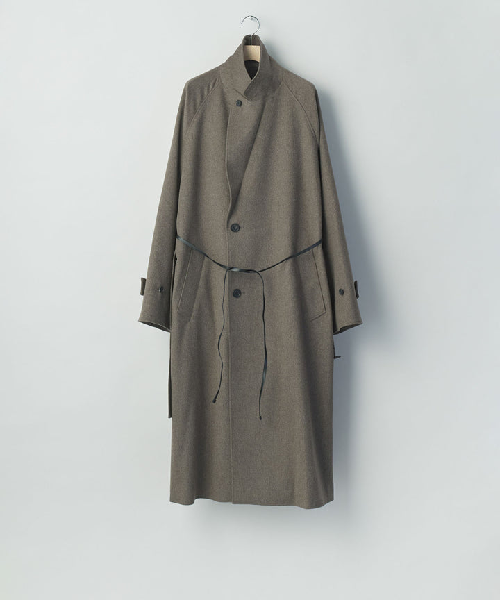ssstein(シュタイン)のWOOL DOESKIN OVERSIZED PEAK LAPEL CHESTER COAT - TAUPEの公式通販サイトsession福岡セレクトショップ