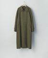 【ssstein】BRITISH TWEED RAGLAN SLEEVE BALMACAAN COAT - TWEED CHECK