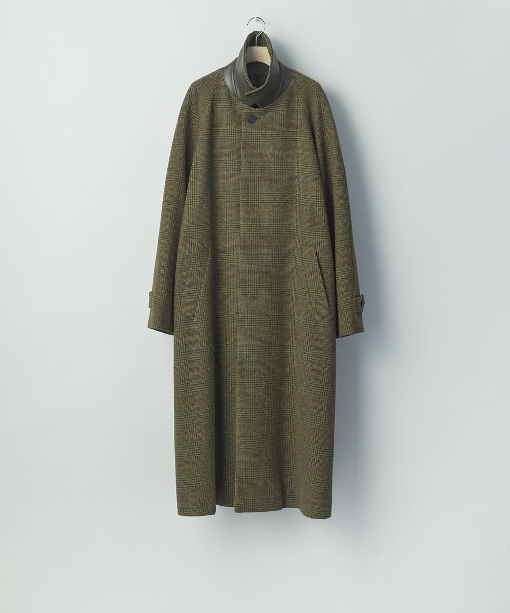 ssstein(シュタイン)のBRITISH TWEED RAGLAN SLEEVE BALMACAAN COAT - TWEED CHECKの公式通販サイトsession福岡セレクトショップ
