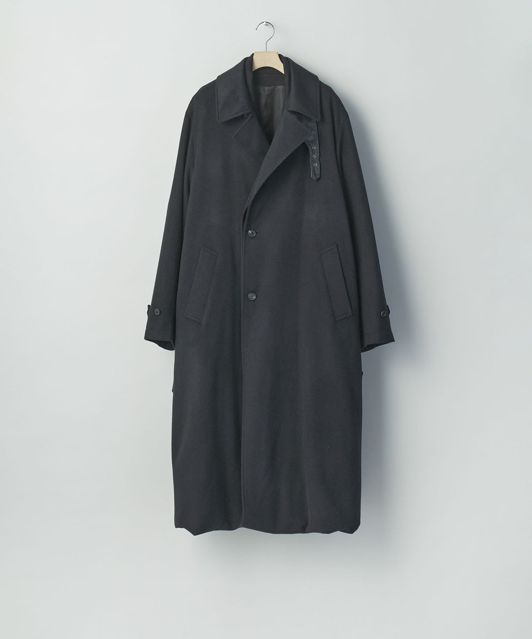 ssstein(シュタイン)のWOOL CASHMERE LAYERED COMBINATION COAT - BLACKの公式通販サイトsession福岡セレクトショップ
