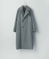 【ssstein】WOOL CASHMERE LAYERED COMBINATION COAT - GREY