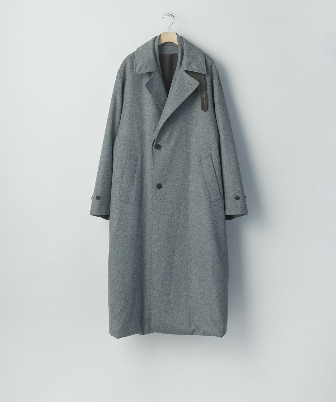 ssstein(シュタイン)のWOOL CASHMERE LAYERED COMBINATION COAT - GREYの公式通販サイトsession福岡セレクトショップ
