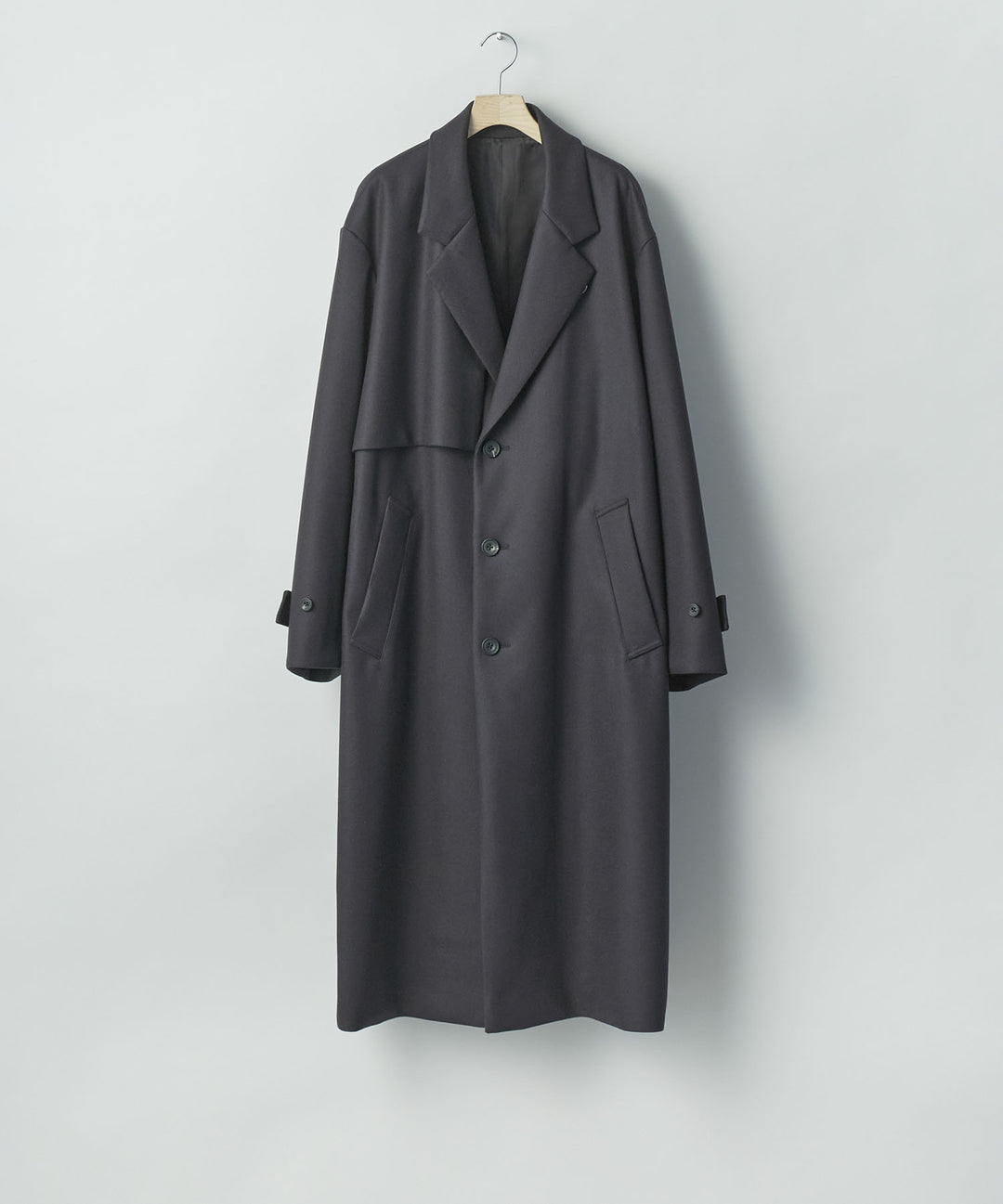 ssstein(シュタイン)のWOOL MELTON LAY CHESTER COAT - DARK CHARCOALの公式通販サイトsession福岡セレクトショップ