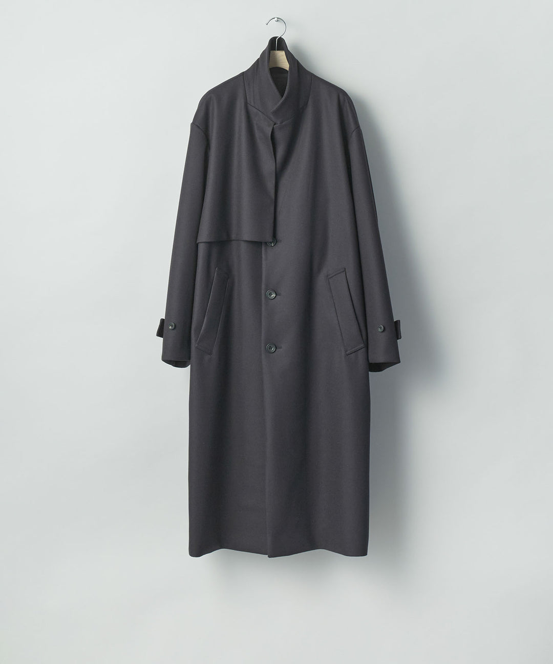 ssstein(シュタイン)のWOOL MELTON LAY CHESTER COAT - DARK CHARCOALの公式通販サイトsession福岡セレクトショップ