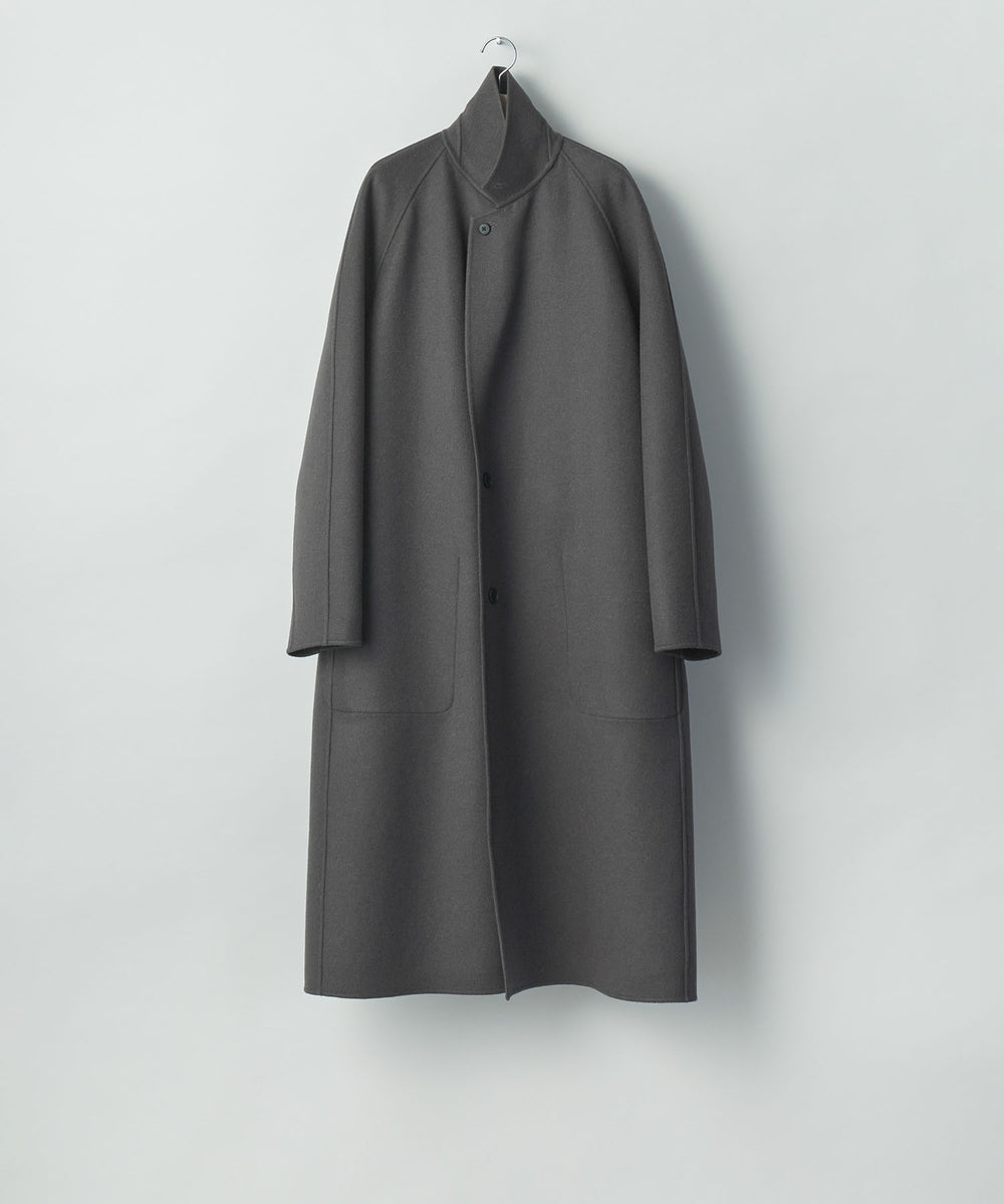 ssstein(シュタイン)のW/CA DOUBLE FACE NOTCH LAPEL COAT - GREY KHAKIの公式通販サイトsession福岡セレクトショップ
