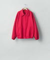 【ssstein】W/CA DOUBLE FACE CLOTH ZIP JACKET - RED