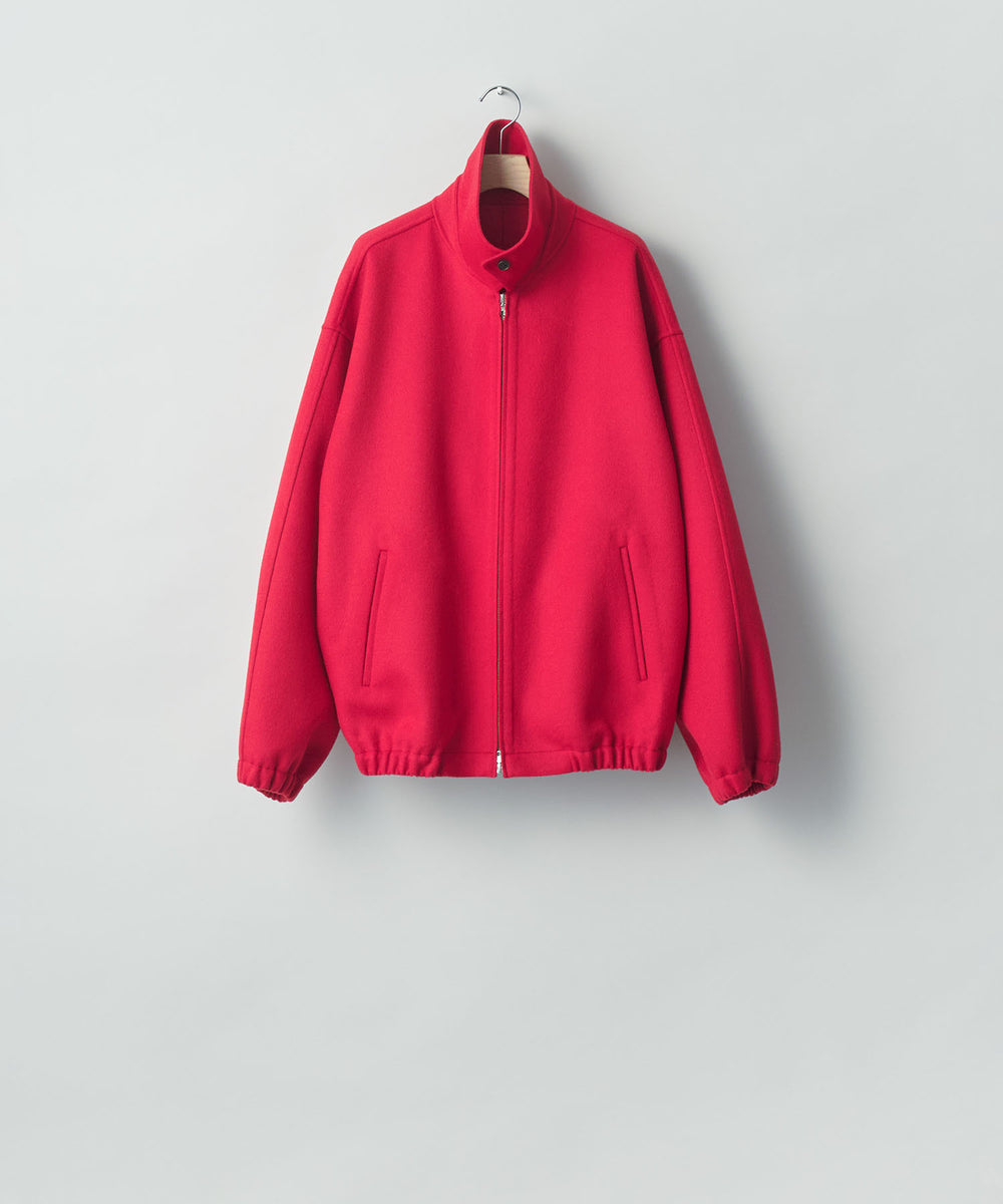 ssstein(シュタイン)のW/CA DOUBLE FACE CLOTH ZIP JACKET - REDの公式通販サイトsession福岡セレクトショップ