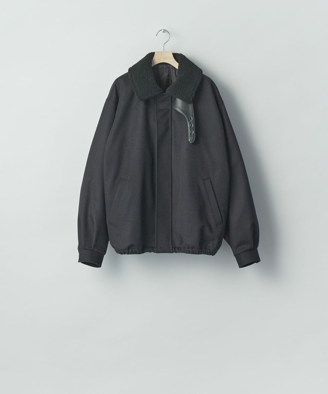 ssstein(シュタイン)のMOUTON COLLAR WOOL CASHMERE PADDED JACKET - BLACKの公式通販サイトsession福岡セレクトショップ