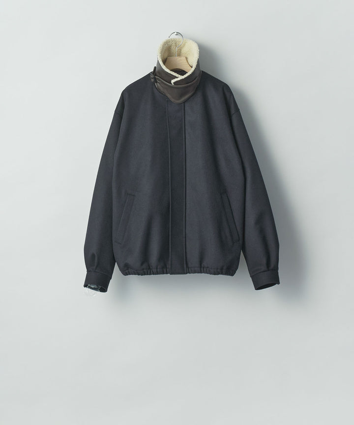 ssstein(シュタイン)のMOUTON COLLAR WOOL CASHMERE PADDED JACKET - DARK NAVYの公式通販サイトsession福岡セレクトショップ