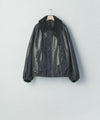 【ssstein】MOUTON COLLAR CALF ZIP JACKET - BLACK