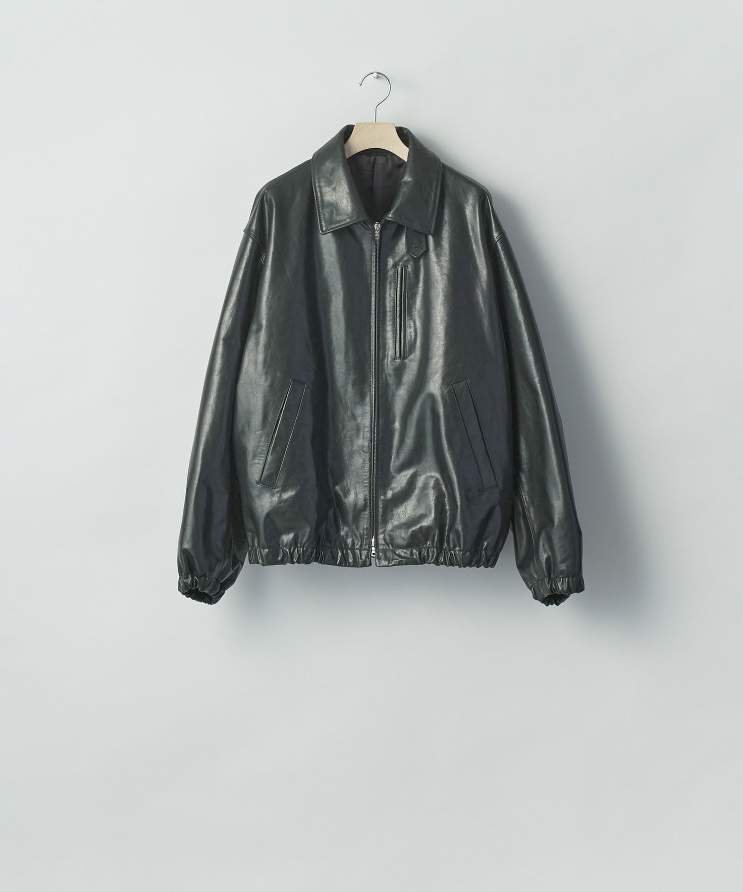 ssstein / シュタイン】CALF ZIP SHORT JACKET - BLACK | 公式通販