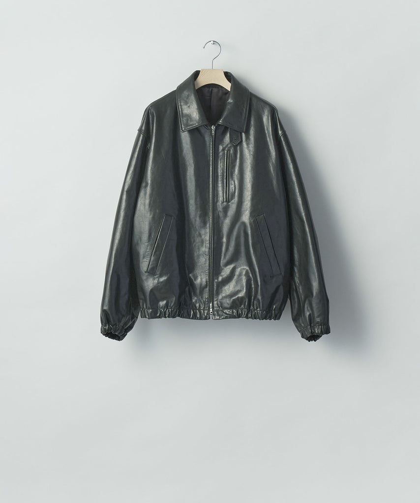 ssstein / シュタイン】CALF ZIP SHORT JACKET - BLACK | 公式通販