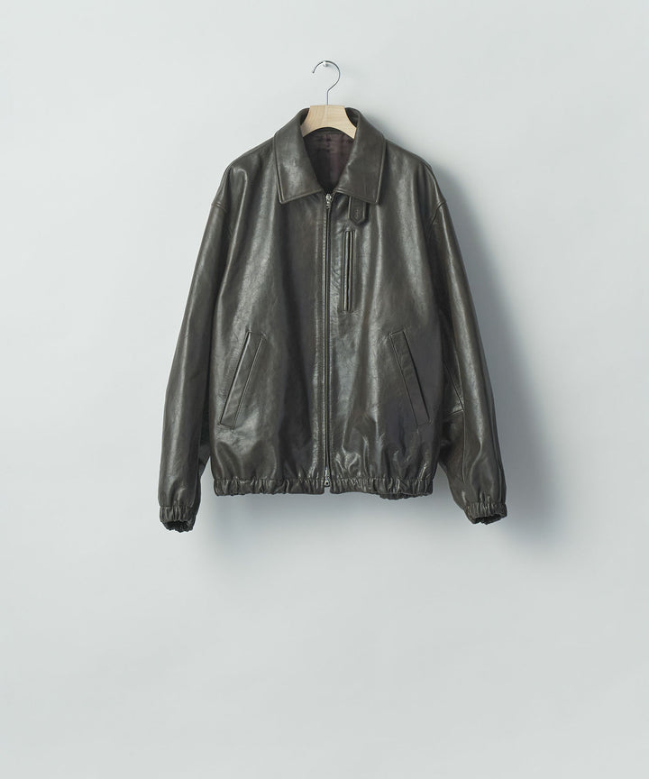 ssstein(シュタイン)のCALF ZIP SHORT JACKET - DARK BROWNの公式通販サイトsession福岡セレクトショップ