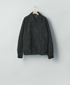 【ssstein】GOAT SUEDE ZIP JACKET - BLACK