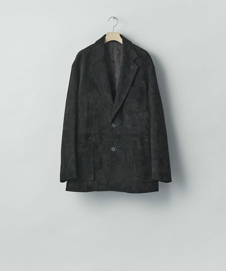 【ssstein】GOAT SUEDE BLAZER - BLACK