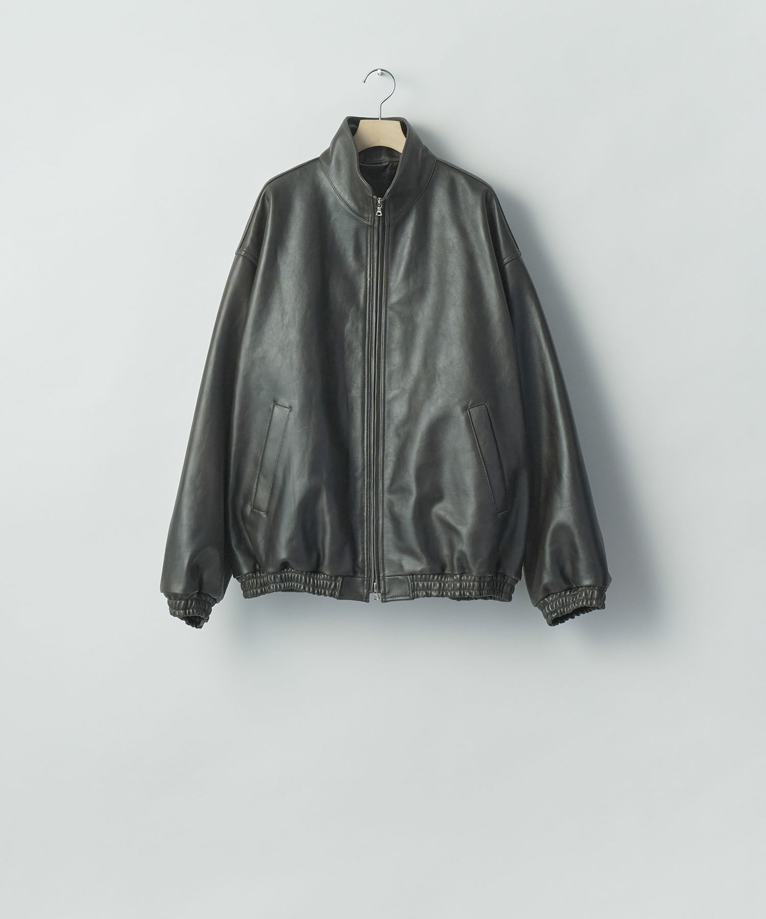 ssstein / シュタイン】SHEEP LEATHER STAND COLLAR JACKET - VINTAGE