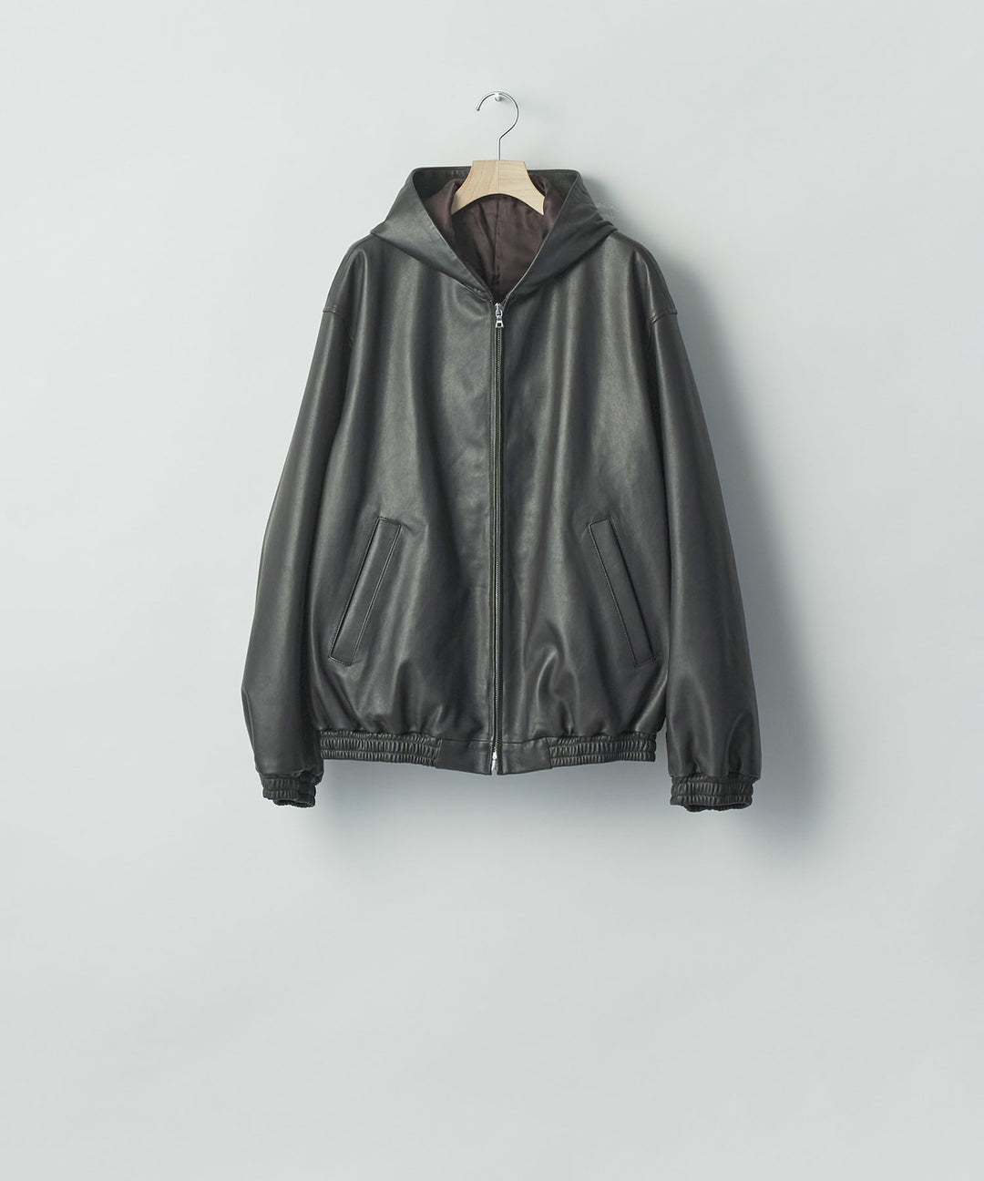 ssstein(シュタイン)のLAMB LEATER HOOD JACKET - GREY BROWNの公式通販サイトsession福岡セレクトショップ