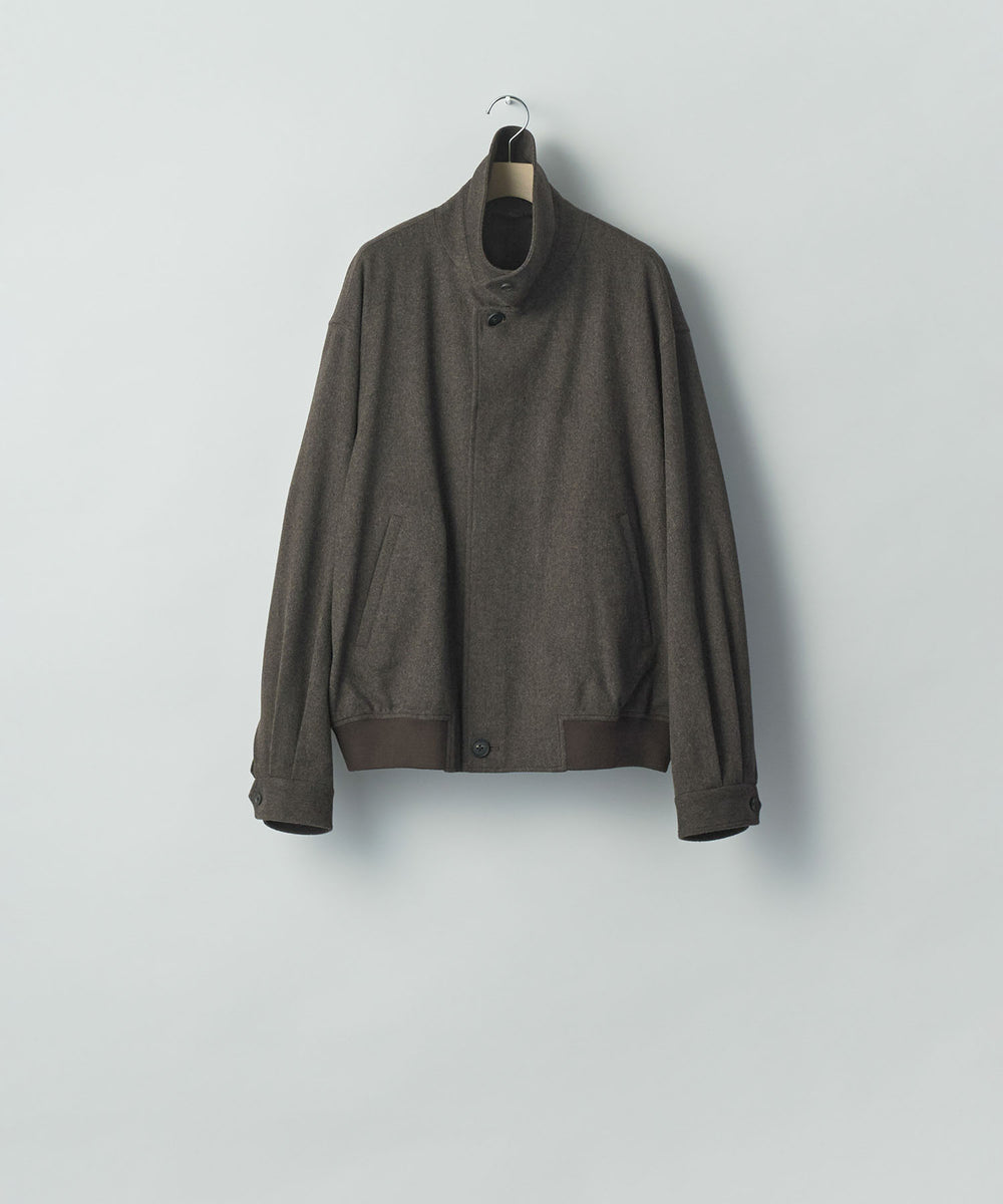 ssstein(シュタイン)のWOOL DOESKIN BUTTON FLY SHORT JACKET - GREY BROWNの公式通販サイトsession福岡セレクトショップ