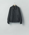 【ssstein】WOOL MELTON HARRINGTON JACKET - BLACK