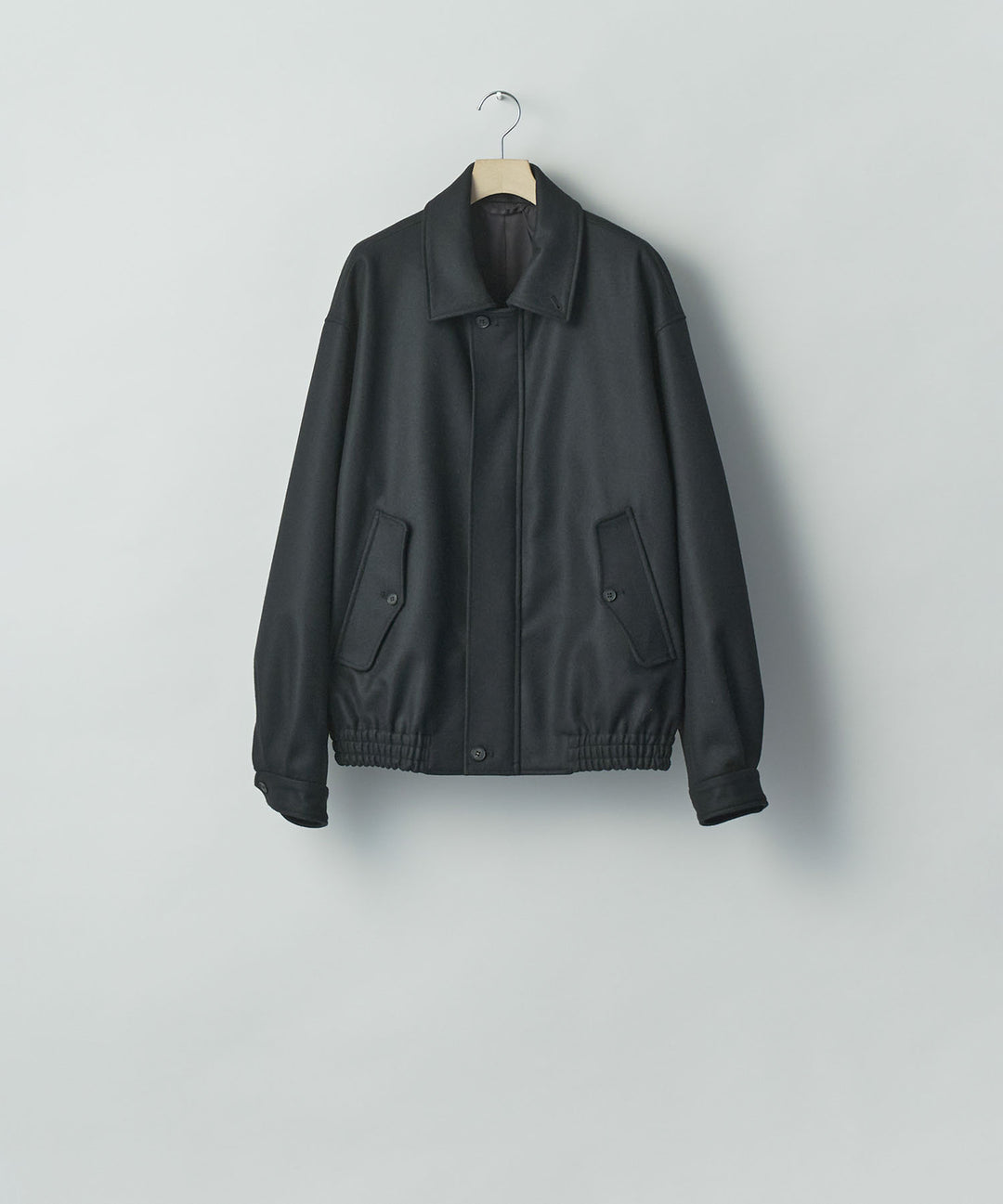 ssstein(シュタイン)のWOOL MELTON HARRINGTON JACKET - BLACKの公式通販サイトsession福岡セレクトショップ
