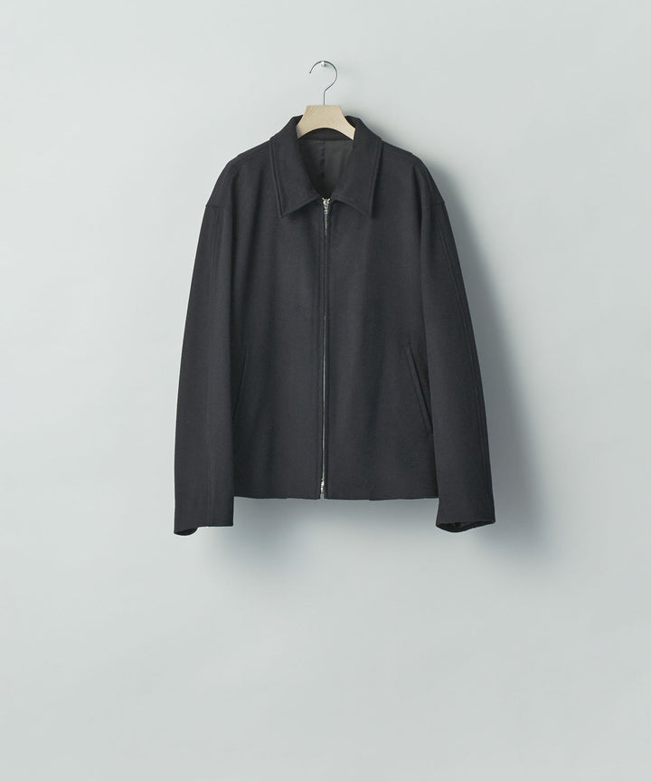 ssstein(シュタイン)のWOOL CASHMERE ZIP SHORT JACKET - BLACKの公式通販サイトsession福岡セレクトショップ