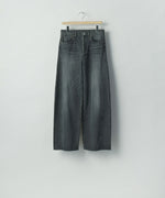 画像をギャラリービューアに読み込む, ssstein(シュタイン)のDEFORMATION WIDE DENIM PANTS - BLACKの公式通販サイトsession福岡セレクトショップ
