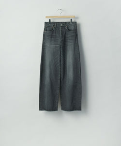 ssstein / シュタイン】DEFORMATION WIDE DENIM PANTS - BLACK | 公式