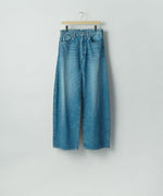 画像をギャラリービューアに読み込む, ssstein(シュタイン)のDEFORMATION WIDE DENIM PANTS - INDIGOの公式通販サイトsession福岡セレクトショップ
