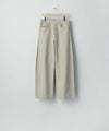 【ssstein】 DEFORMATION WIDE COLOR DENIM PANTS - BEIGE