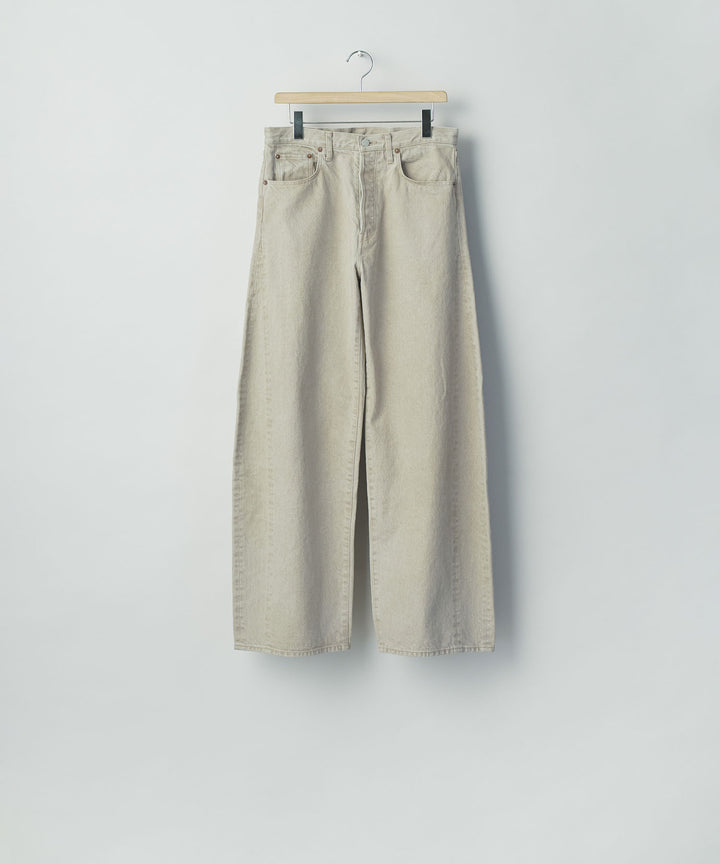 ssstein(シュタイン)の DEFORMATION WIDE COLOR DENIM PANTS - BEIGEの公式通販サイトsession福岡セレクトショップ