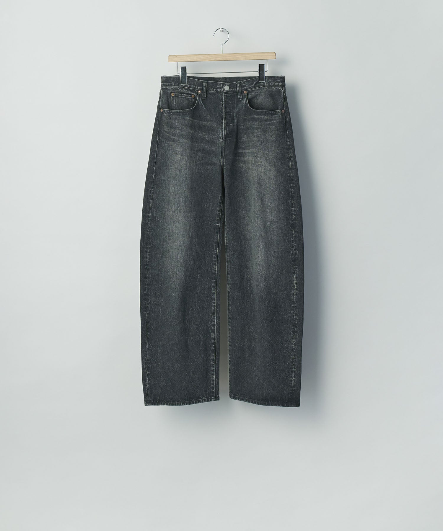 ssstein / シュタイン】ROUND DENIM PANTS - BLACK | 公式通販サイト