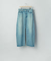 【ssstein】 ROUND DENIM PANTS - INDIGO