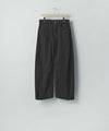 【ssstein】 VINTAGE CORDUROY ROUND PANTS - BLACK