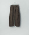 【ssstein】 VINTAGE CORDUROY ROUND PANTS - BROWN